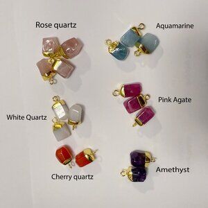 17 Piece Lot of Semi Precious charms